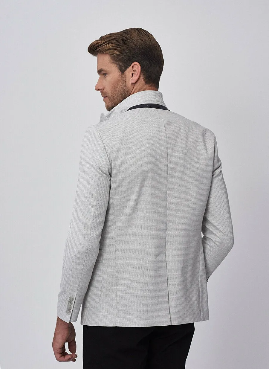 16844 Grey Slim Fit Jacket