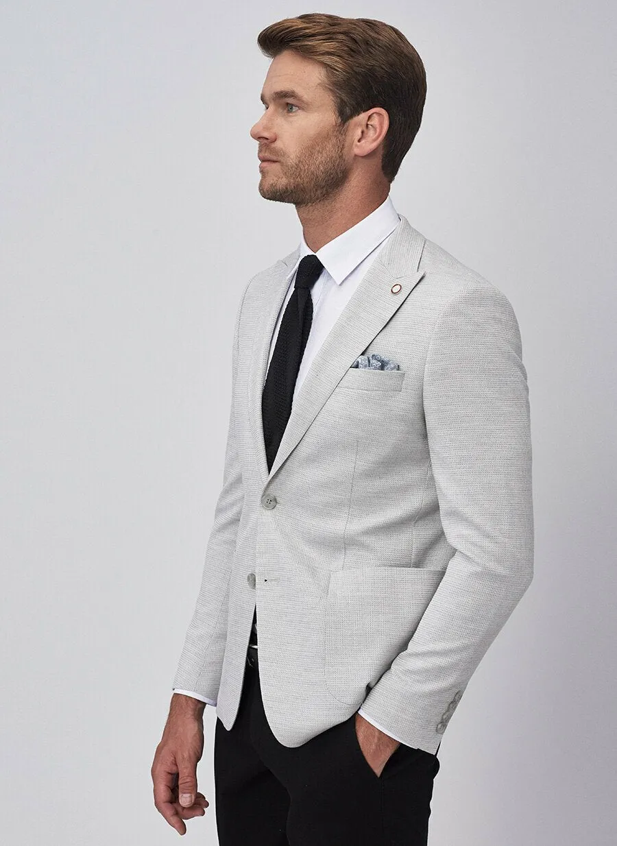 16844 Grey Slim Fit Jacket