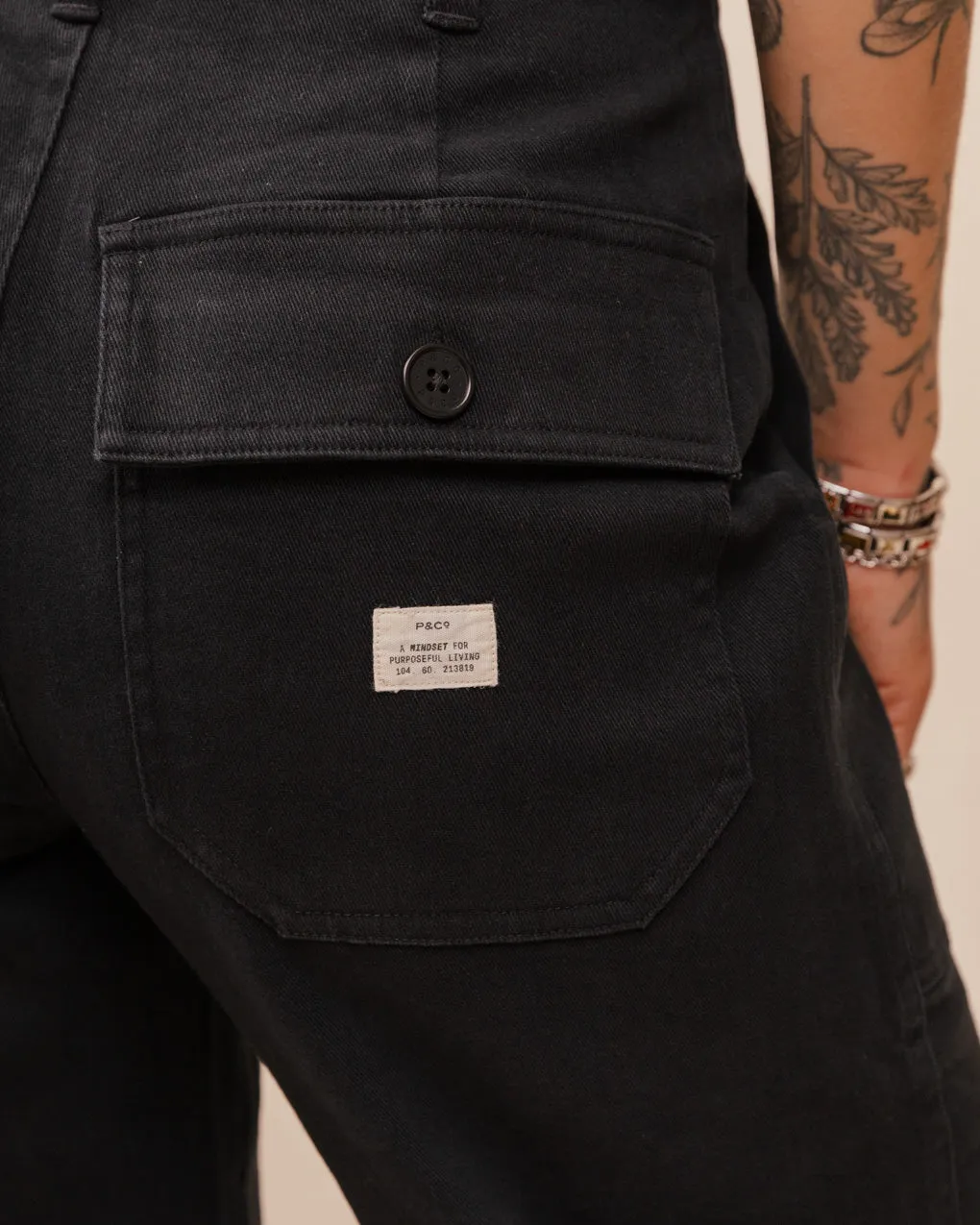 304 Service Fatigue Pants - Black