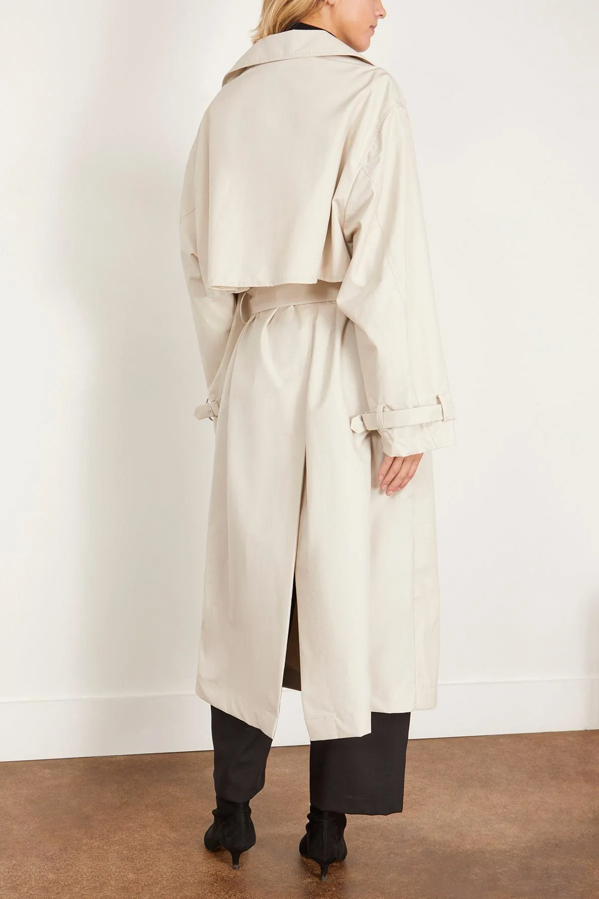 Alex Trench Coat in Beige