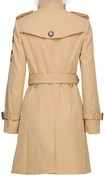 Bird Embellished Trench Coat