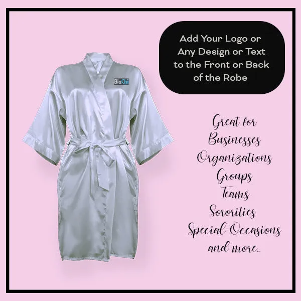 BluChi Fully Custom Robes with Logos, Designs, Photos & Texts for Special Occasions, Businesses, Groups and Events - Personalized Robes