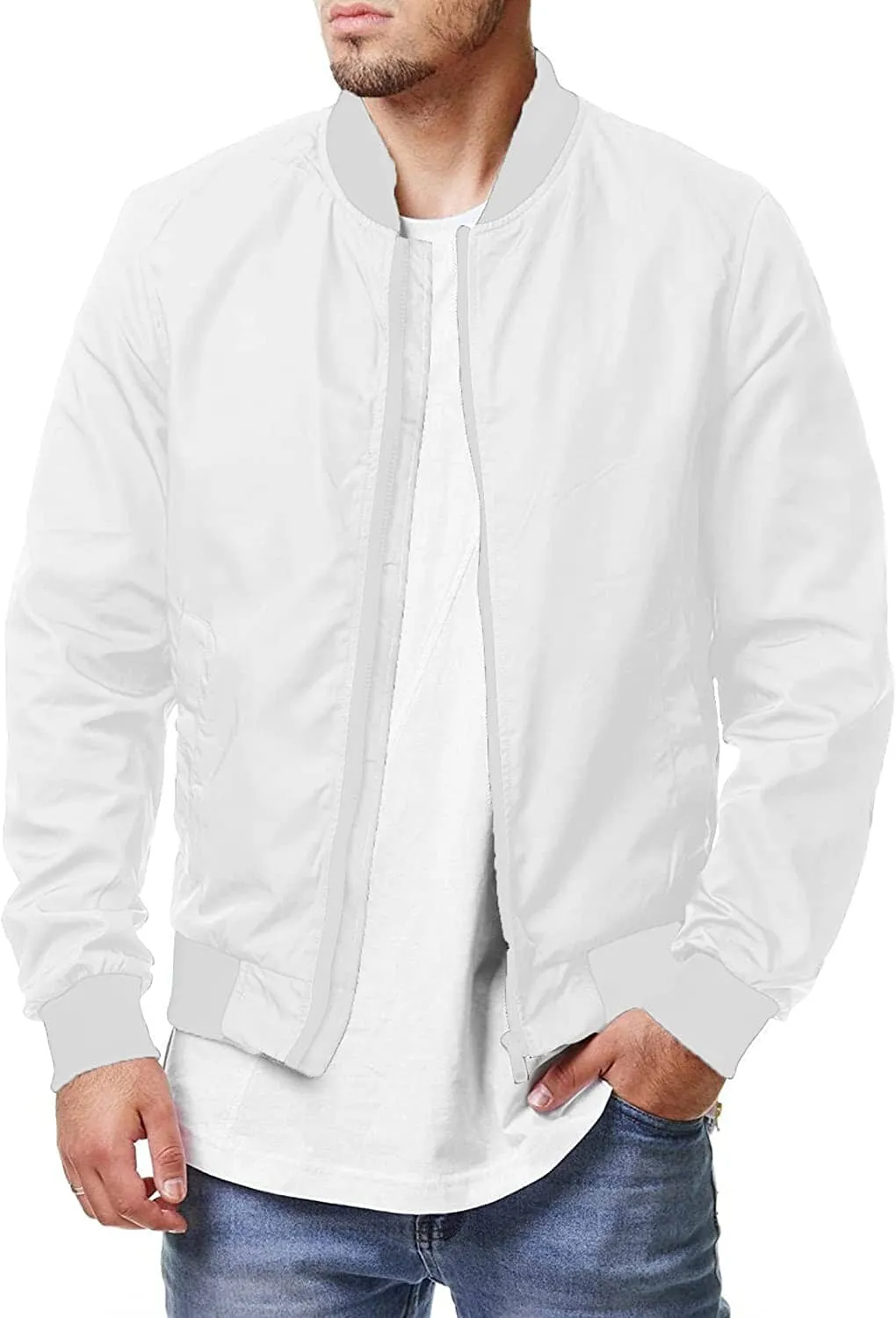 Casual Soft Shell Flight Windbreaker Coat (US Only)