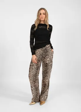 Coster Copenhagen Trousers-Leopard Print-244-3554