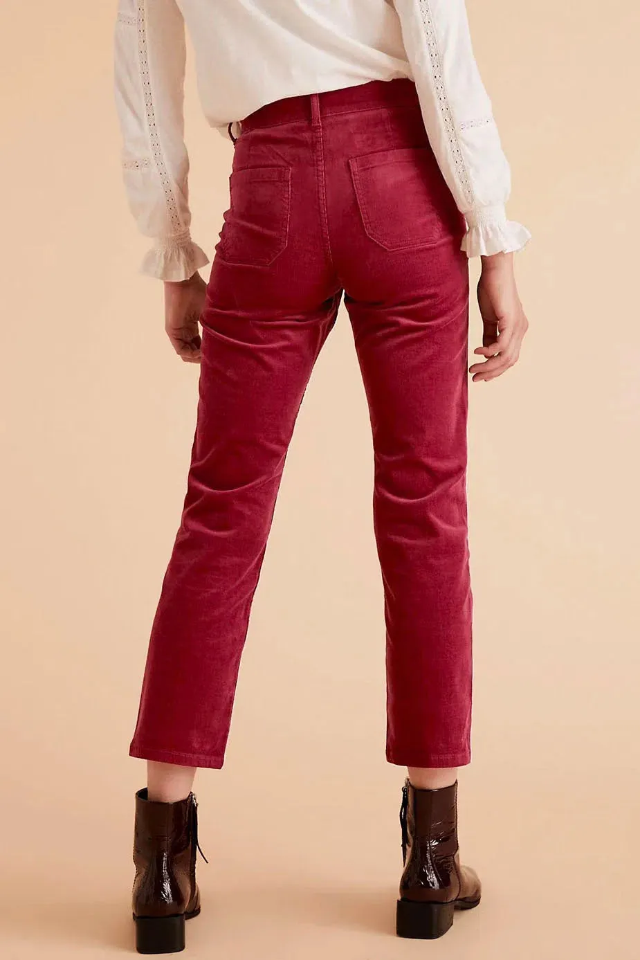 Crop Cord Trousers