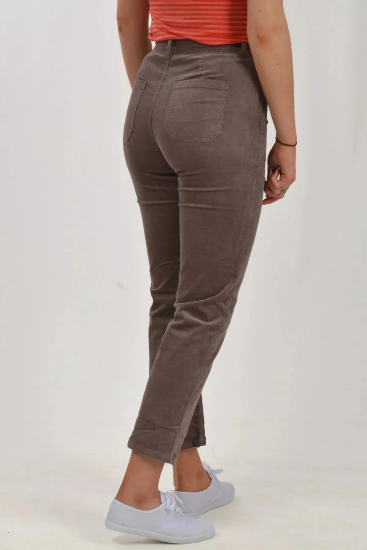 Crop Cord Trousers