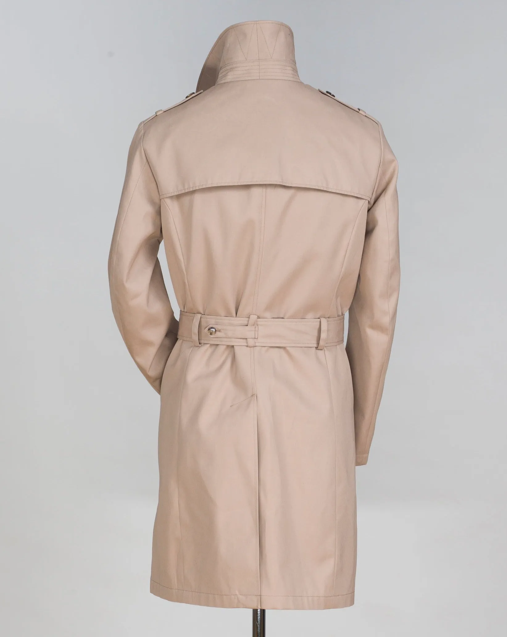 d'Avenza Double-Breasted Trench Coat / Camel