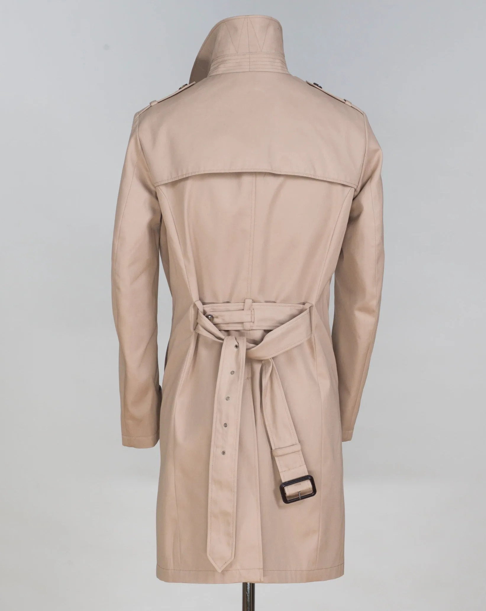 d'Avenza Double-Breasted Trench Coat / Camel