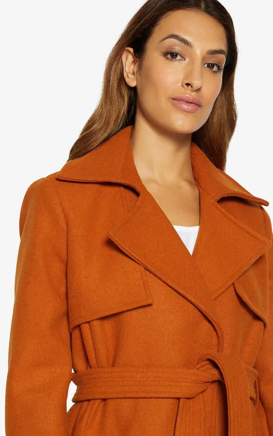 Dina Lapel Collar Duster Coat