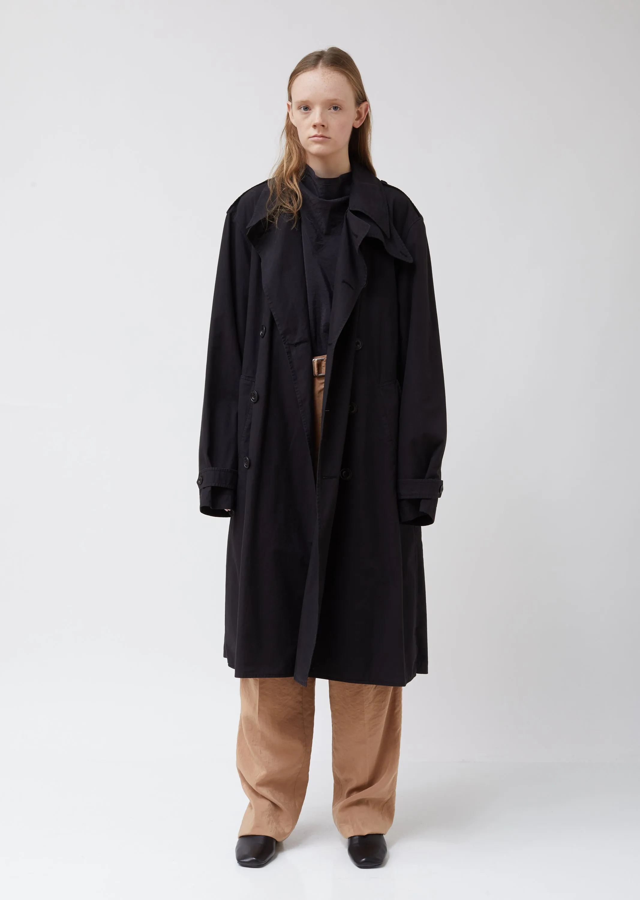 Double-Breasted Trench Coat