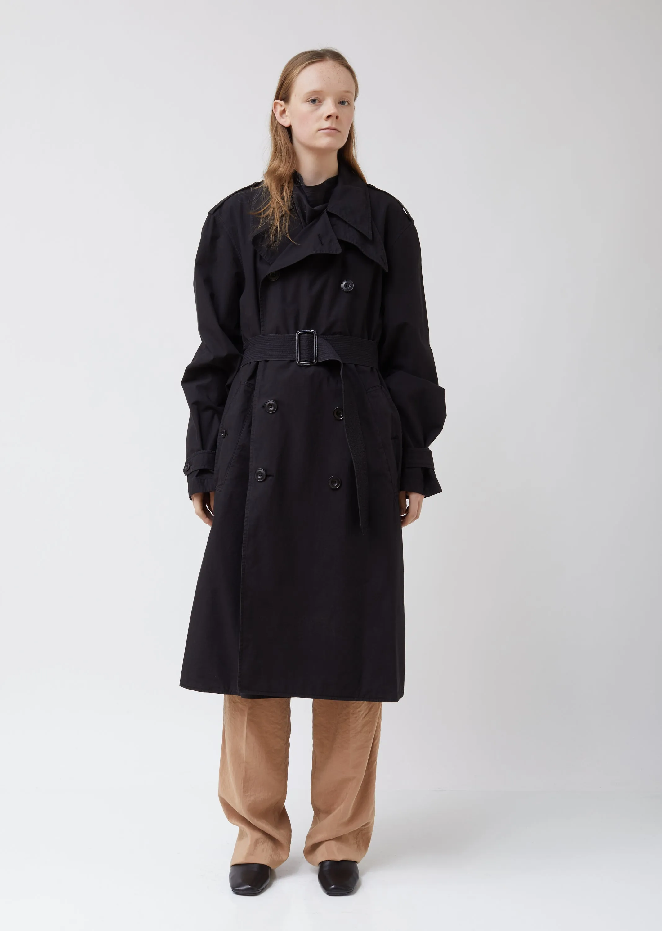 Double-Breasted Trench Coat