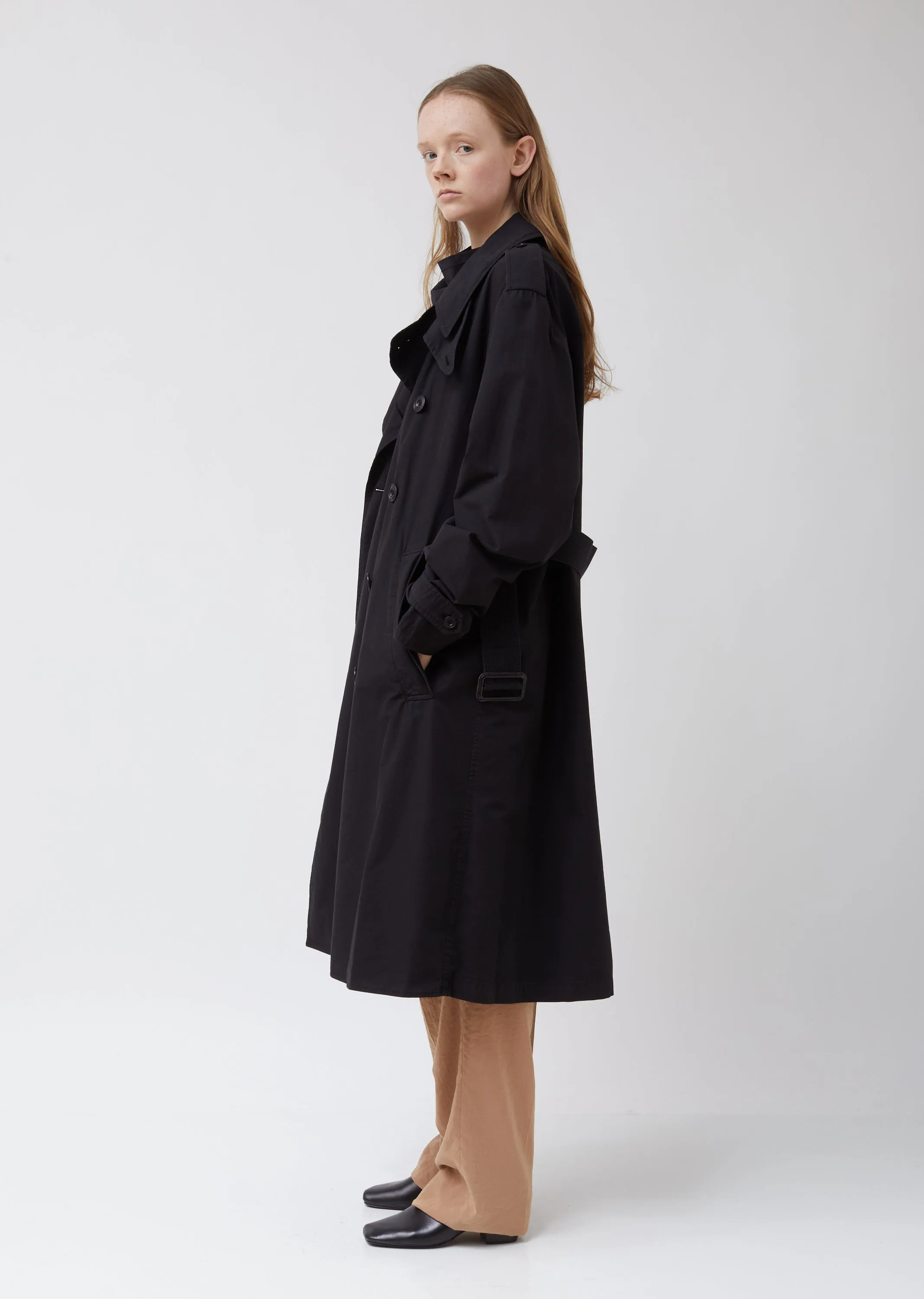 Double-Breasted Trench Coat