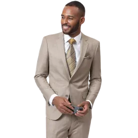 EJ Samuel Taupe Ultra Slim Fit Suit M18013