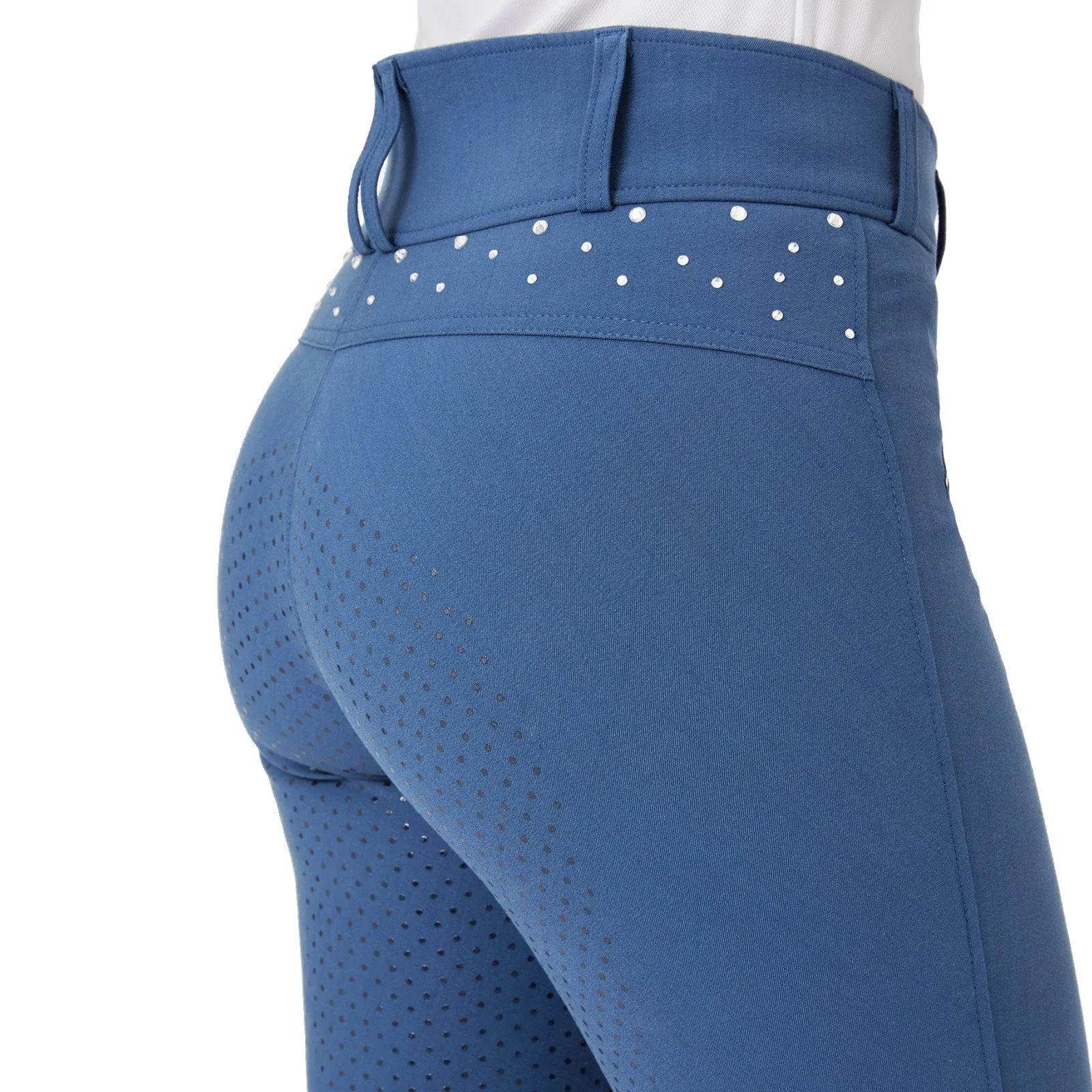 Equinavia Horze Womens High Waist Full Seat Breeches with Crystals 36963