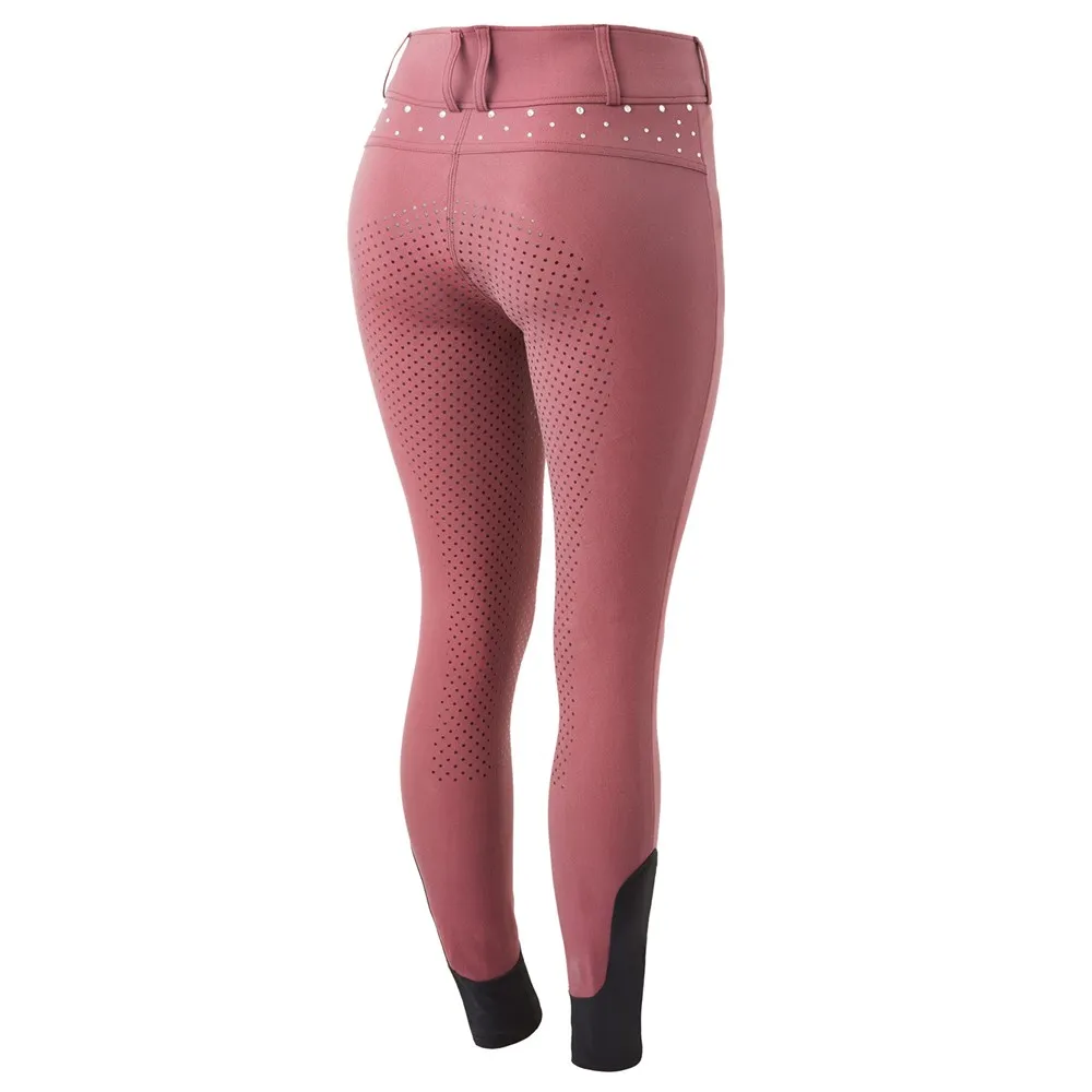 Equinavia Horze Womens High Waist Full Seat Breeches with Crystals 36963