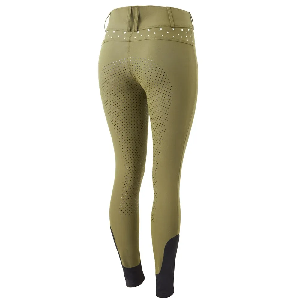 Equinavia Horze Womens High Waist Full Seat Breeches with Crystals 36963