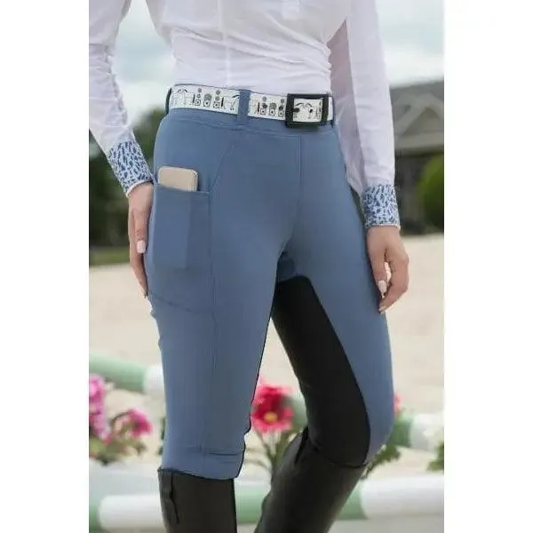 Fits performax pull on full seat breeches with black leather