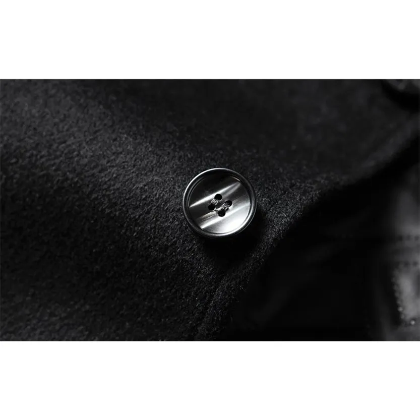 Funki Buys | Jackets | Men's Winter Wool Blend Business Coat