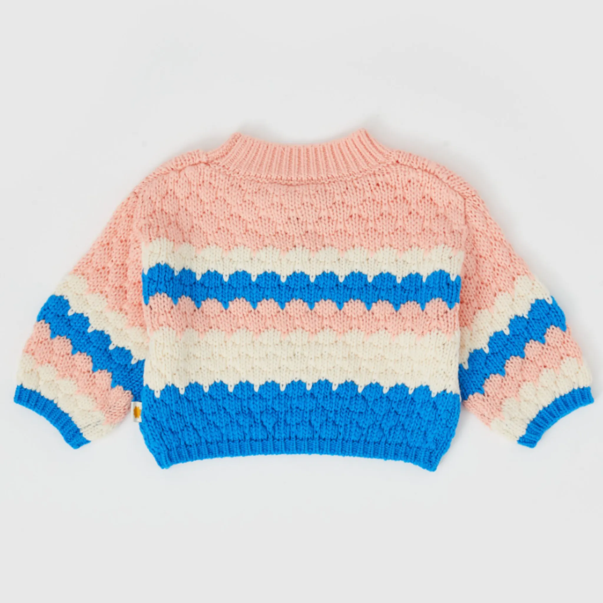 Goldie   Ace - Billie Bubble Knit Jumper - Tulip Lake