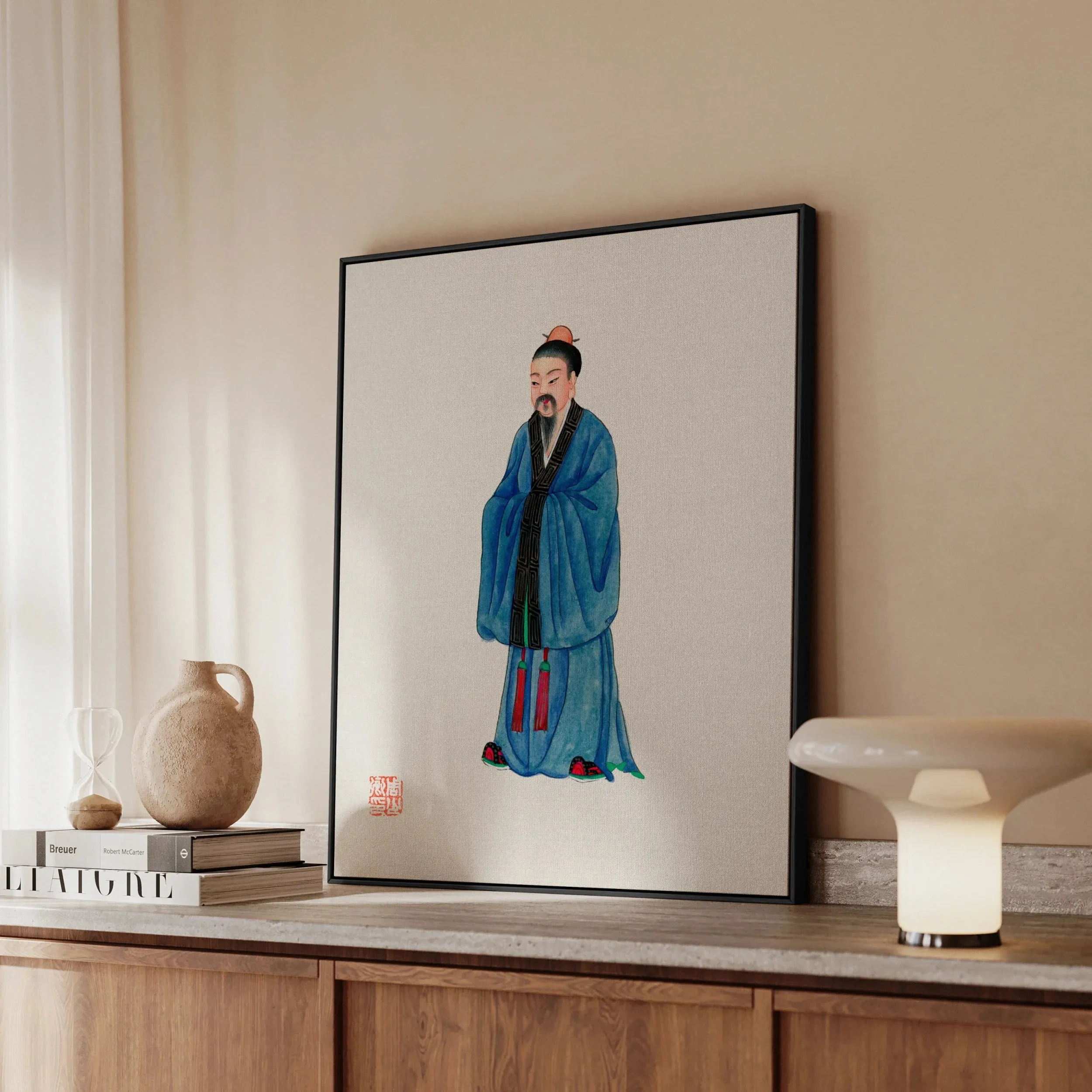 Grand Master - Manchu Fashion Framed Canvas