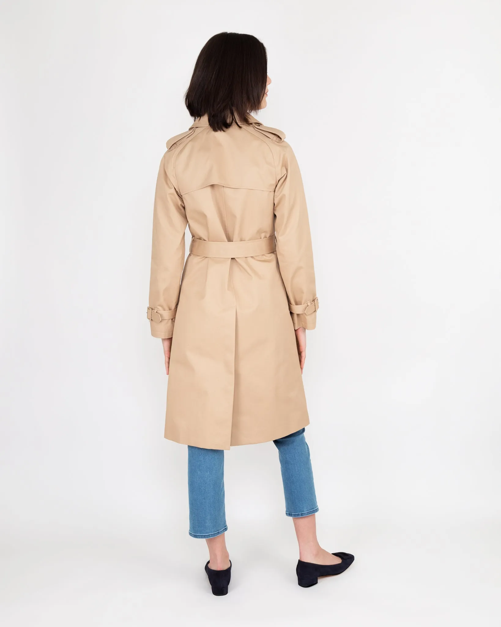 Greta Trench Coat in Beige