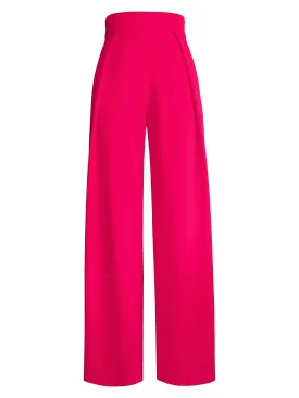 High-Waist Wide-Leg Trousers