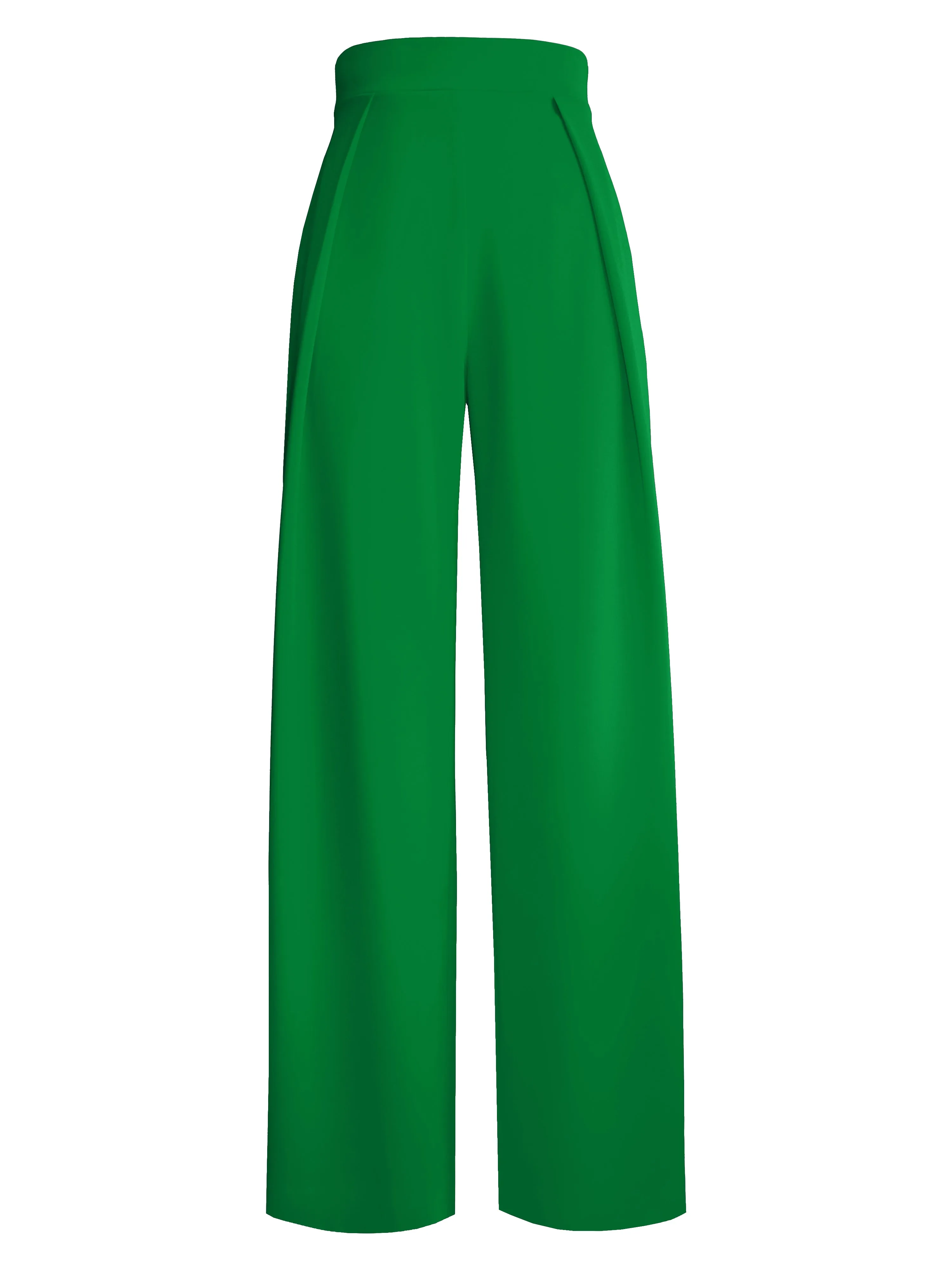 High-Waist Wide-Leg Trousers