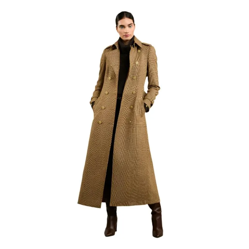 Holland Cooper Full Length Marlborough Ladies Trench Coat - Tawny