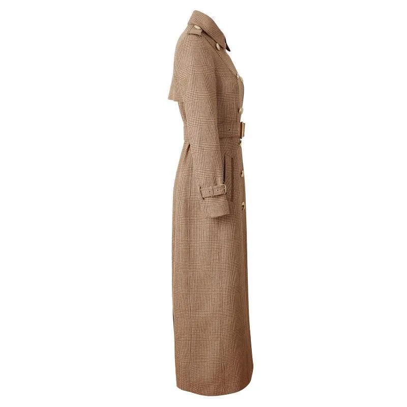 Holland Cooper Full Length Marlborough Ladies Trench Coat - Tawny