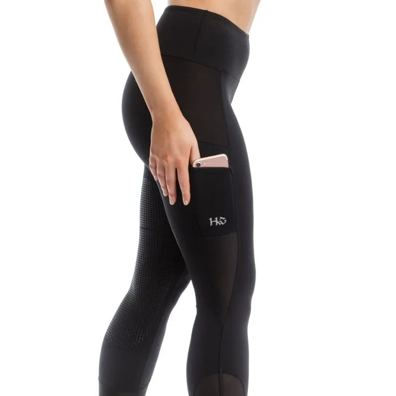 Horseware® Ladies Riding Tights with Silicone - Black