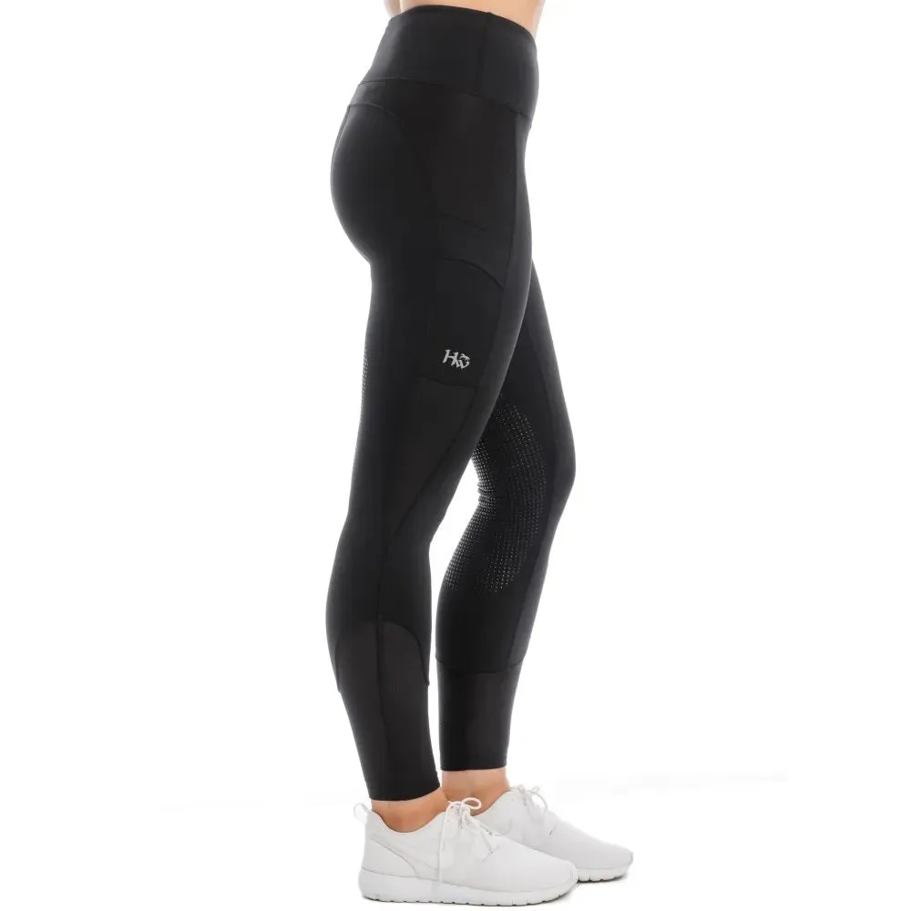 Horseware® Ladies Riding Tights with Silicone - Black