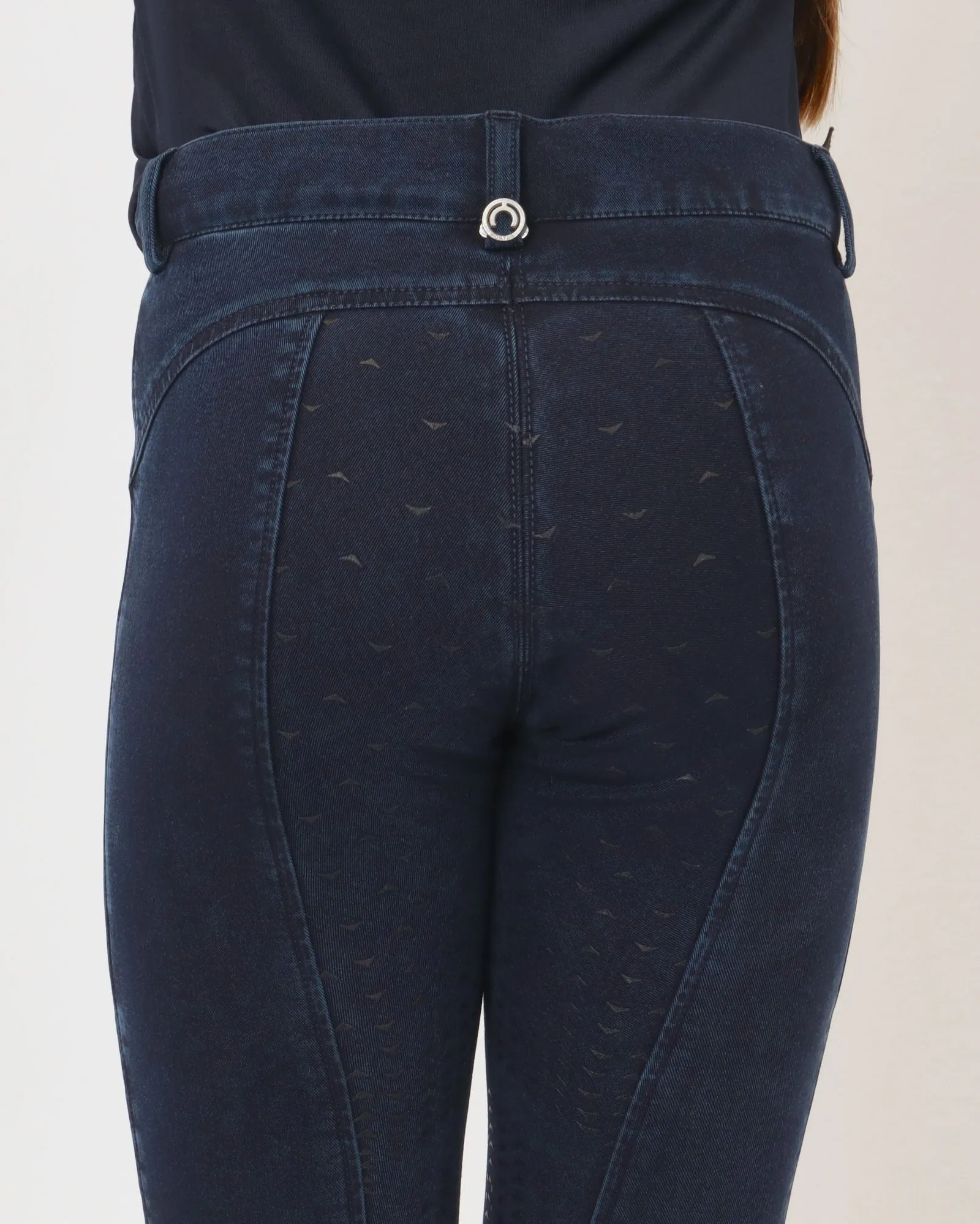 Junior Crystal Yati Breeches - Fullgrip, Denim