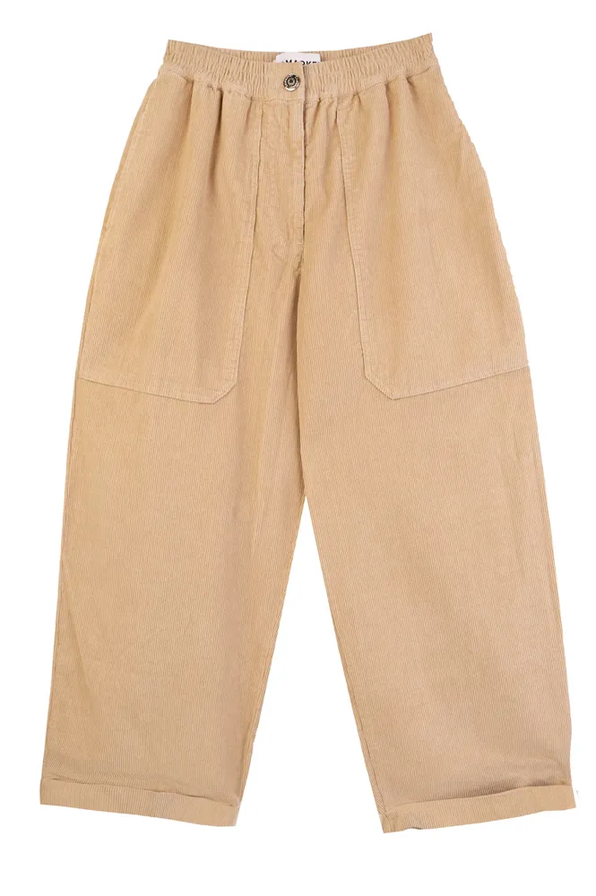 L.F. Markey Beckett Crop Ecru Trousers