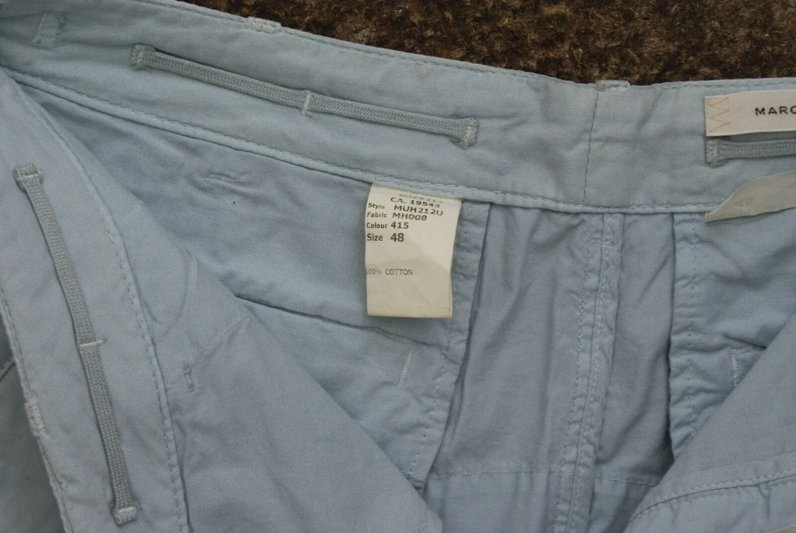 Light Blue Combat Style Trousers