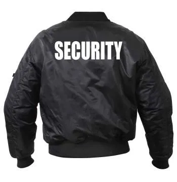 MA-1 Flight Jacket With Security Print