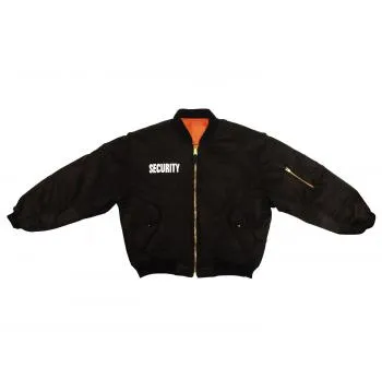 MA-1 Flight Jacket With Security Print