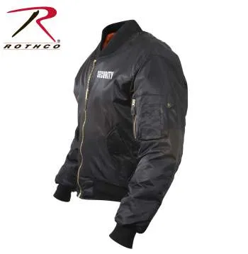 MA-1 Flight Jacket With Security Print