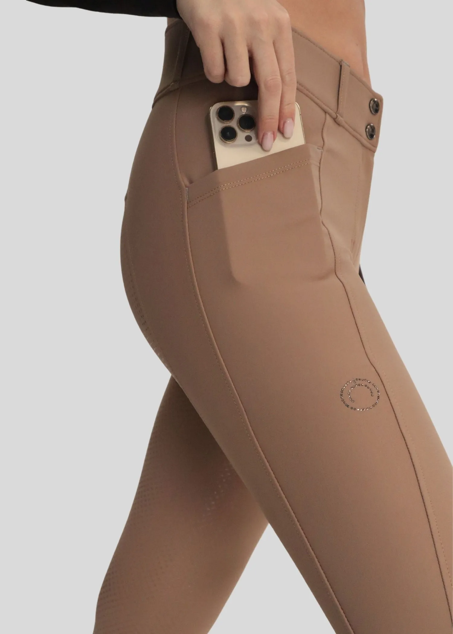 MoZida REFINED Breeches - Fullgrip, Latte