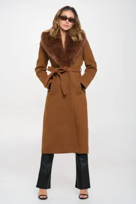 NEW!! Lexington Coat w/ Removable Fur in Espresso