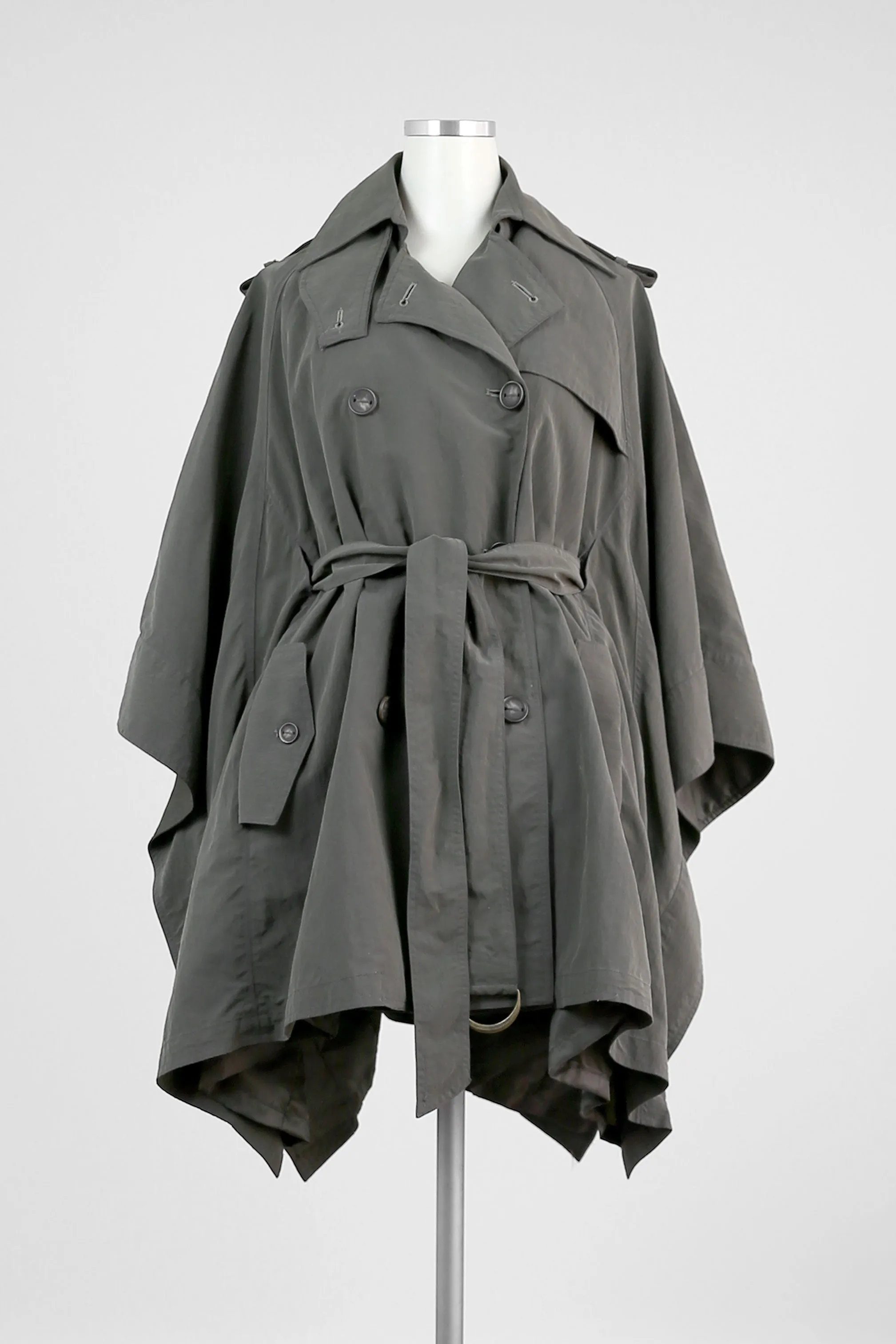 Olive Romantic Trench Coat