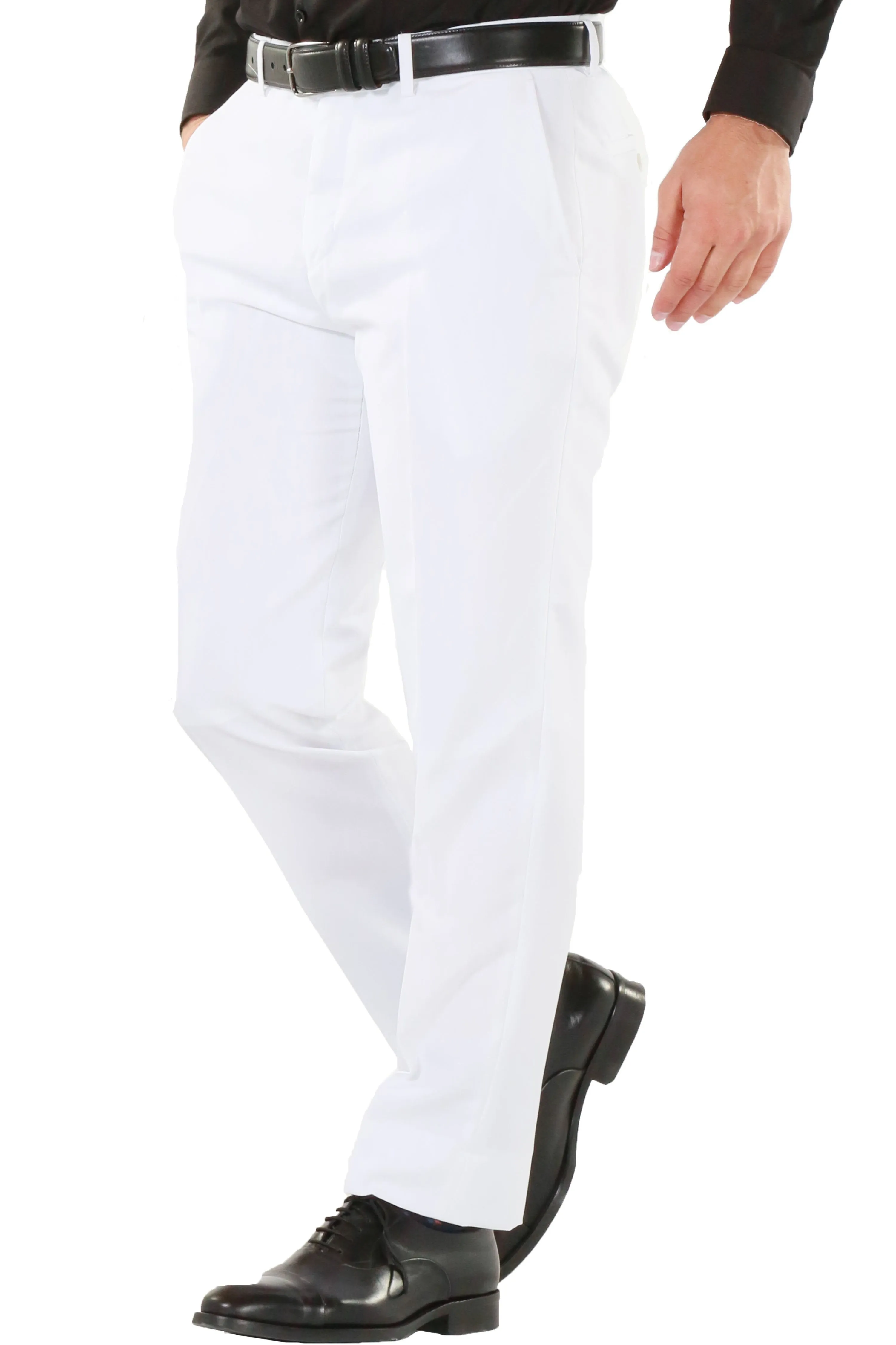 Paul Lorenzo 1969 White Solid Slim Fit Suit (2-Piece Set)