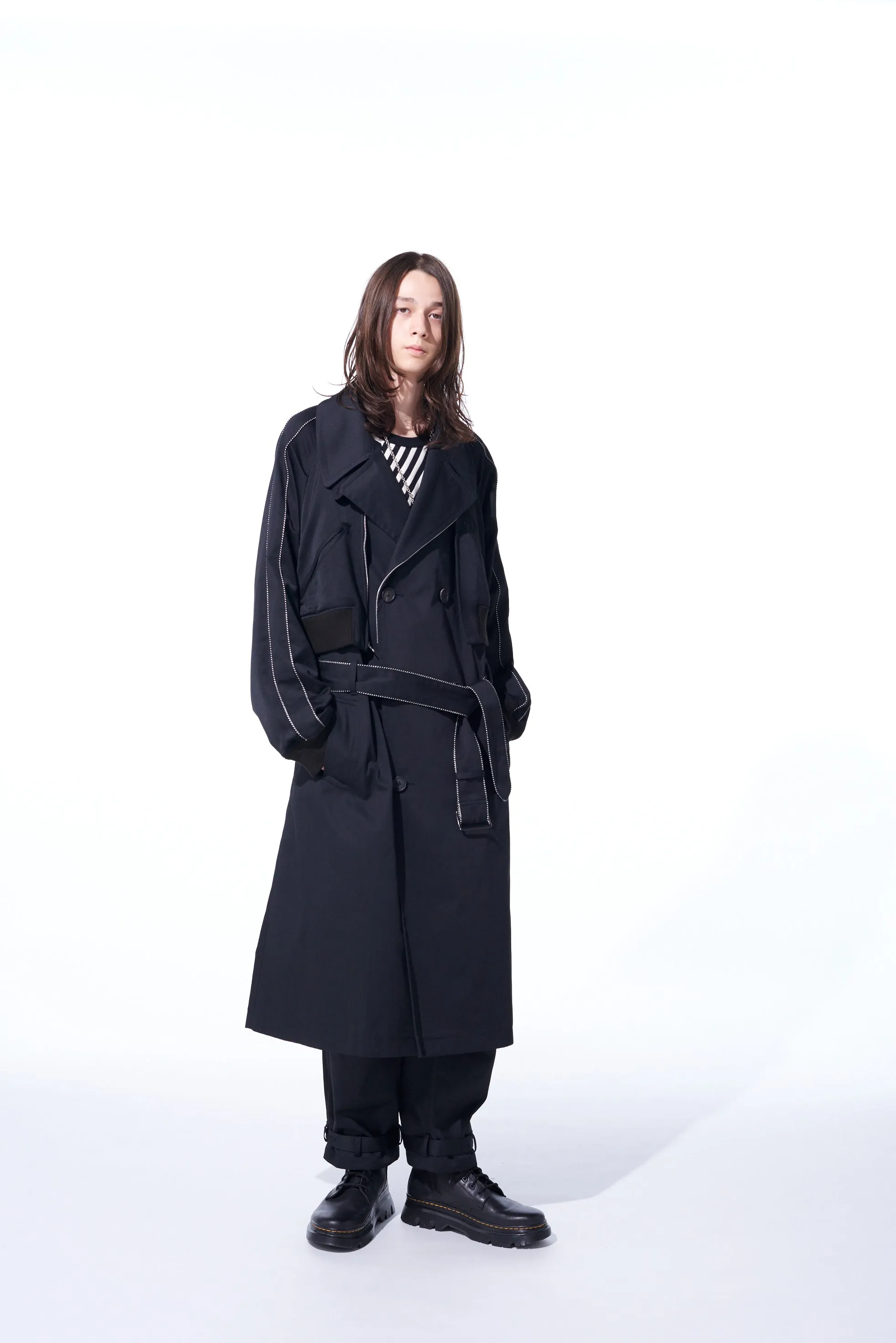 PE/COTTON TWILL "SUKAJAN" TRENCH COAT