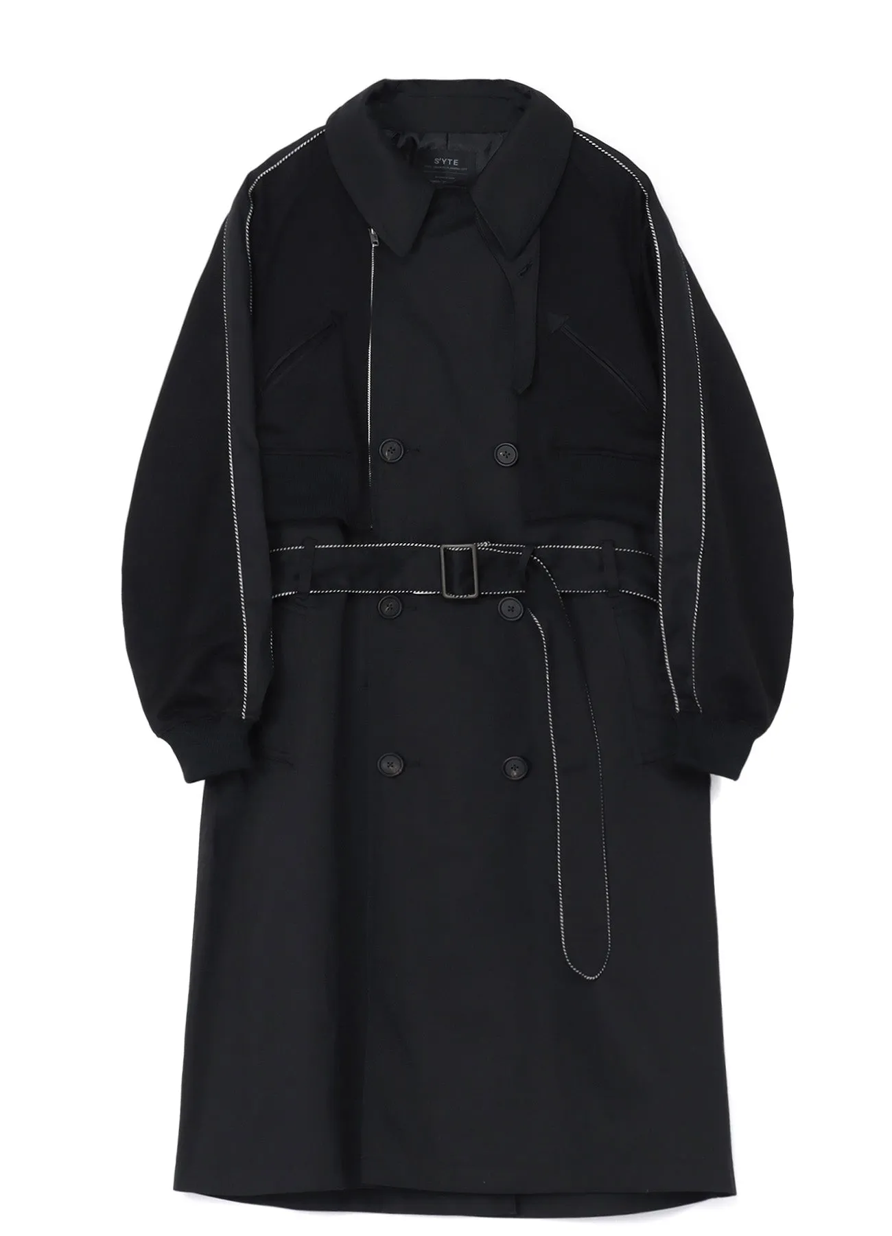 PE/COTTON TWILL "SUKAJAN" TRENCH COAT