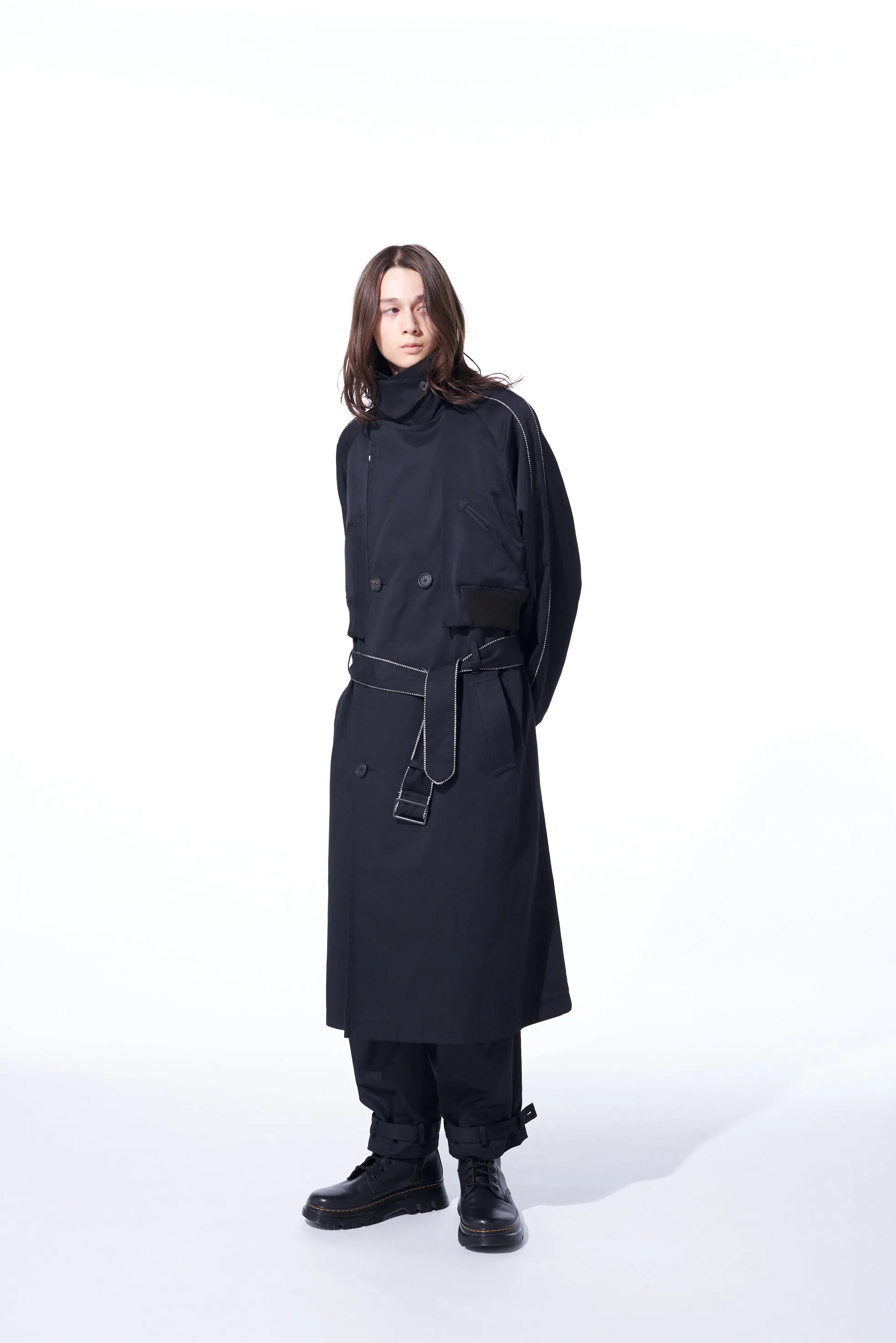 PE/COTTON TWILL "SUKAJAN" TRENCH COAT