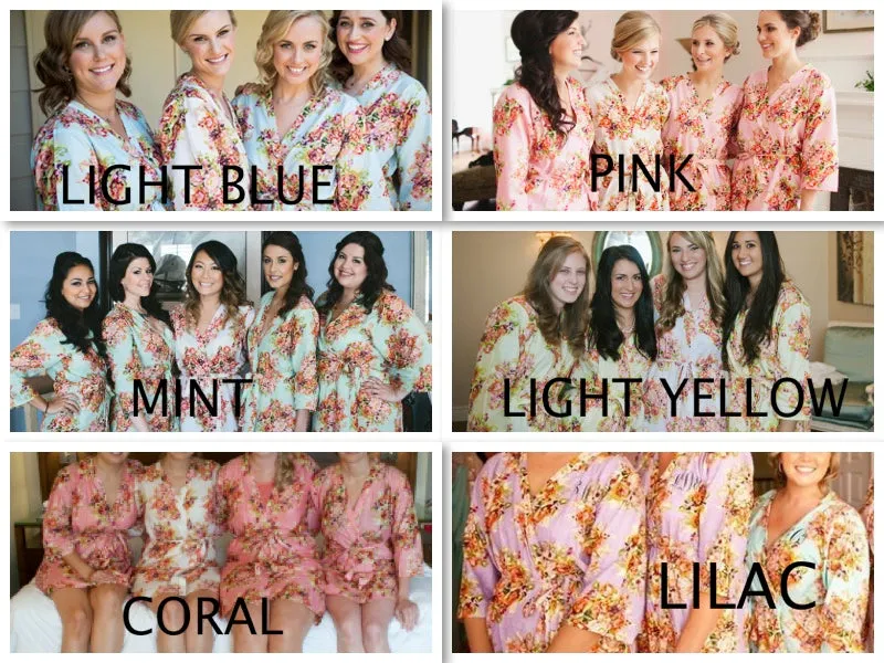 Pink Bridesmaids Robes