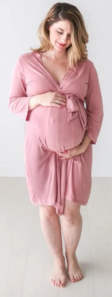 Posh Peanut Dusty Rose Mommy Robe