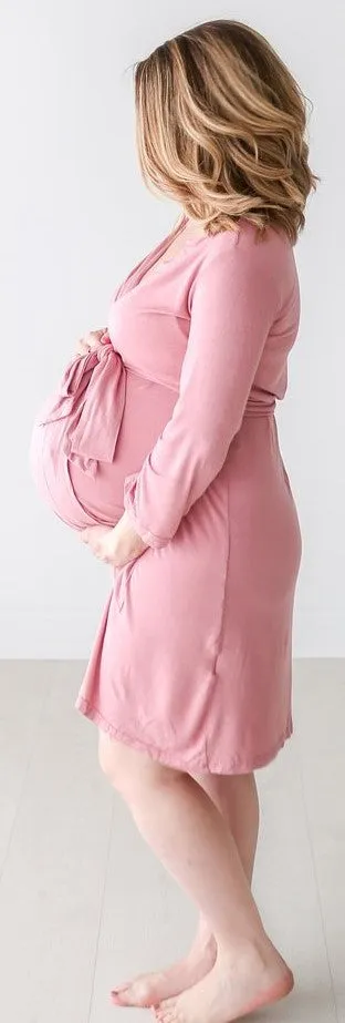 Posh Peanut Dusty Rose Mommy Robe