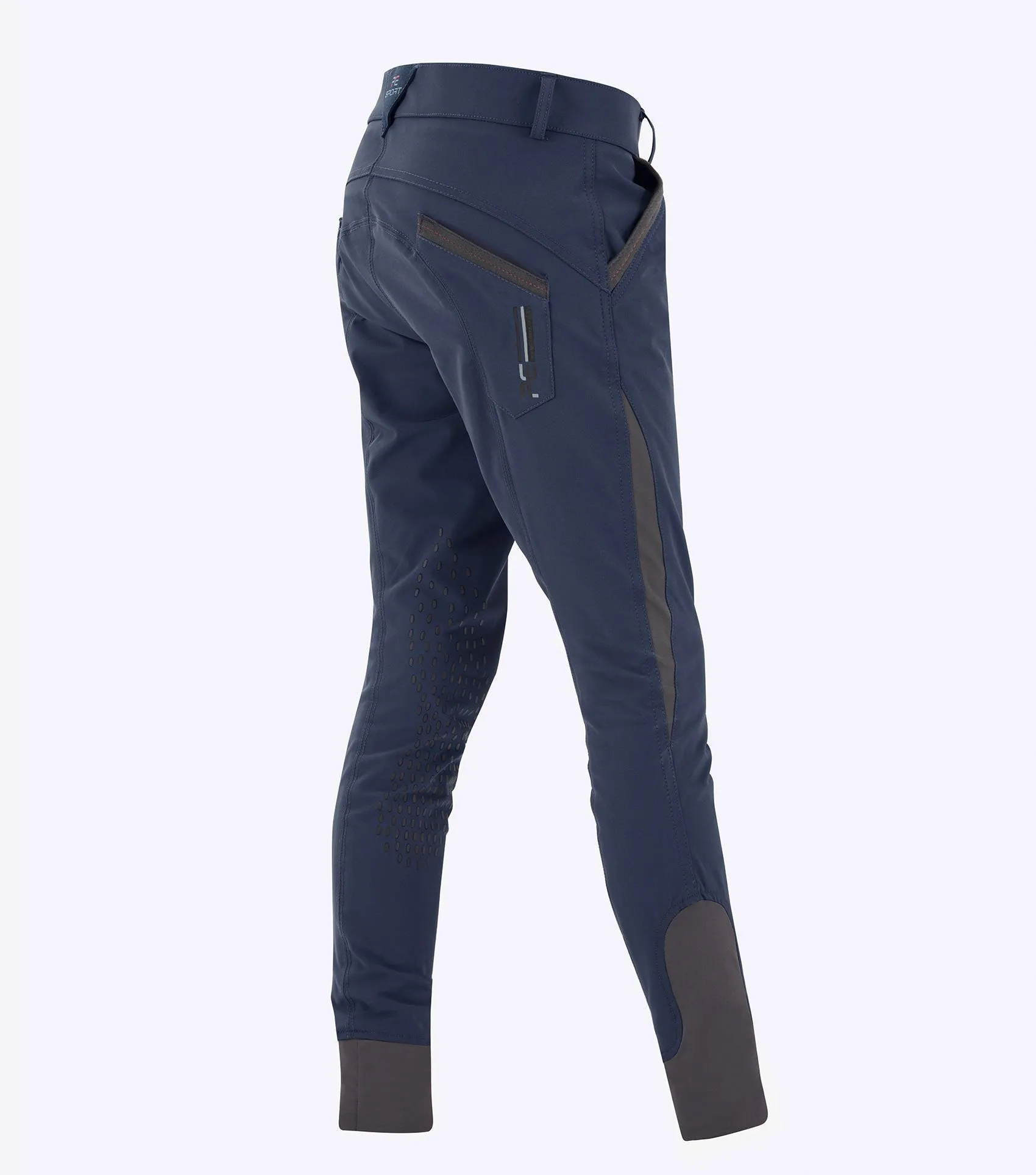 Premier Equine Gando Boys Gel Knee Riding Breeches (Navy)