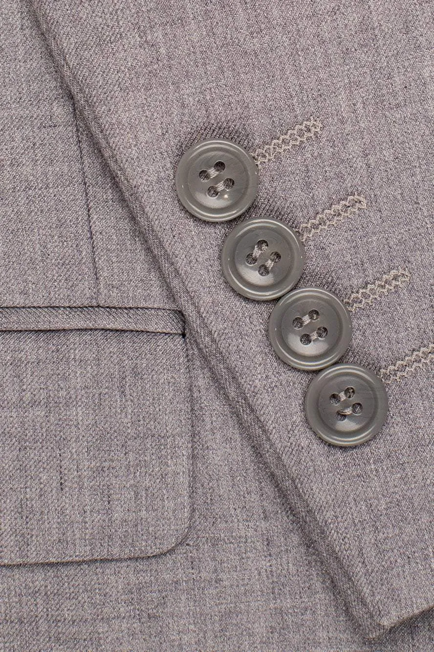 "Madison" Heather Grey Suit Jacket (Separates)