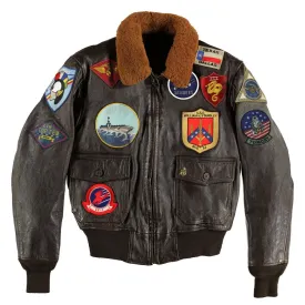 "MOVIE HEROES"© TOP GUN NAVY G-1 FLIGHT JACKET (Long)